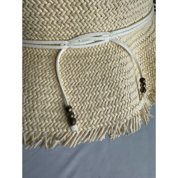 Hatattack Classic Travel Hat with fringe tan color main image 12